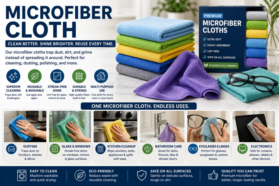 Featured image for Microfiber Cloth Review: Expert Insights on Top Cleaning Performance