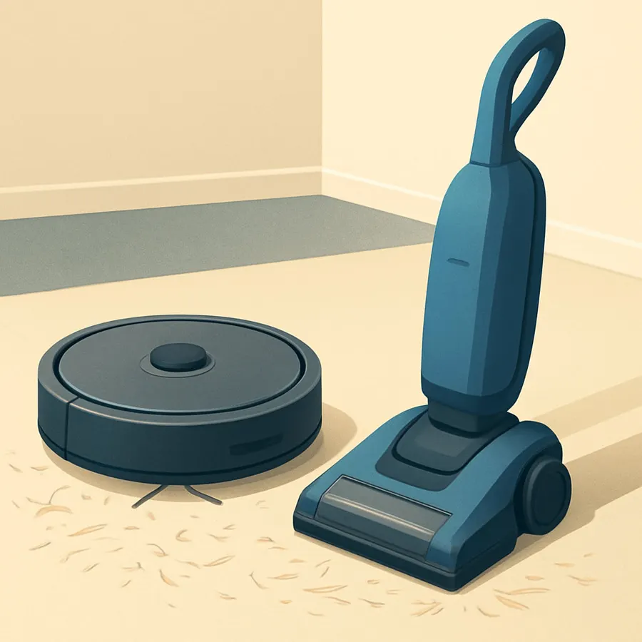 Featured image for Robot Vacuums vs Pet Hair Vacuums: Which Is Best for You?