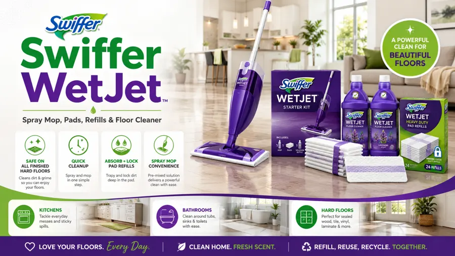 Featured image for Swiffer Wetjet Review: Is This Power Mop Worth the Hype?