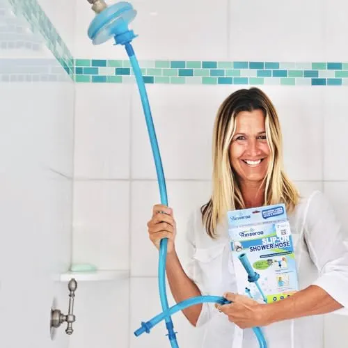 Rinseroo: "Shower Cleaning Thing"–Slip-On Handheld