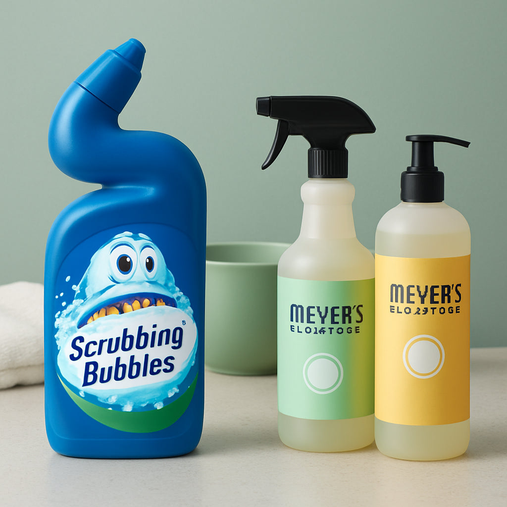 Featured image for Scrubbing Bubbles vs Mrs. Meyer’s Cleaning Products: Which Wins?