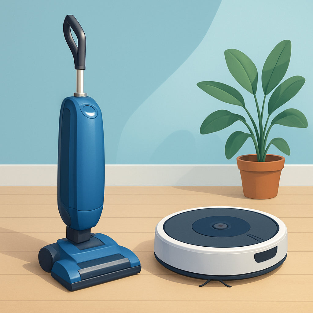 Featured image for Upright Vacuums vs Robot Vacuums: Which Is Best for You?