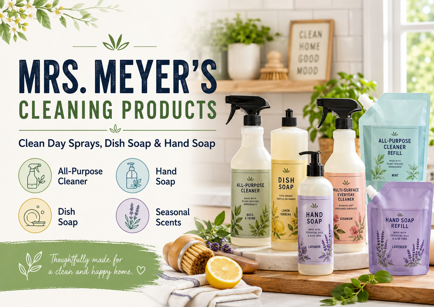 Featured image for Mrs. Meyer’s Cleaning Products Review: Honest Results & Insights