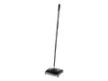 Rubbermaid Commercial Products Executive Series 6.5" Single-Action Mechanical Sweeper Cordless Black Collects Dust Dirt and Debris from Hard Floors and Carpet