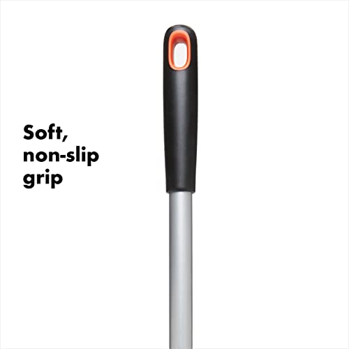 OXO Good Grips Extendable Shower, Tub and Tile Scrubber – 42 in, Versatile Cleaning Supplies, Non-Scratch Shower Cleaner with Adjustable Handle