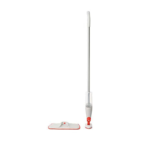 OXO Good Grips Microfiber Spray Mop with Slide-Out Scrubber,Red/White
