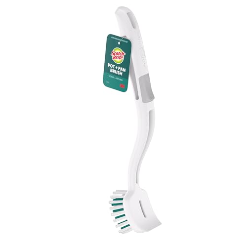 Scotch-Brite Pot Pan & Dish Brush, Scrub Brushes for Cleaning Kitchen and Washing Dishes, 1 Count