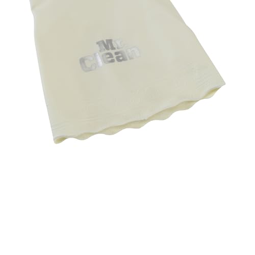 Mr. Clean Bliss Cleaning Gloves Premium Reusable Vinyl Latex-Free Gloves with Non-Slip Grip, Large