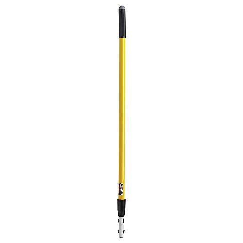Rubbermaid Commercial Products HYGEN Quick-Connect Adjustable Extension Handle/Pole, Lightweight Cleaning Tool for Floors/Walls/Ceilings/Windows for Janitorial/Residential/Commercial/Business, Yellow