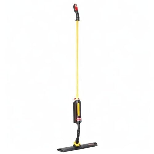 Rubbermaid Commercial Products Pulse Microfiber Light Commercial Spray Mop System, Cleans up to 850 Square Feet, Black, Floor Cleaning for Kitchen/Lobby/Bathroom