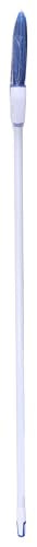 Mr. Clean Angle Broom Floor Sweeper with Feathered Bristles Perfect for Fine Particles Pet Hair Debris & Dust, Durable Sturdy Bristles Angled for Corners with Hang Hole for Storage, 53.5-Inch, White