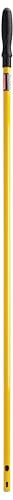 Rubbermaid Commercial Products HYGEN Quick-Connect Straight Handle/Stick, 58 inch, Yellow, Lightweight for Janitorial/Professional/Industrial Microfiber Floor Cleaning and Mopping