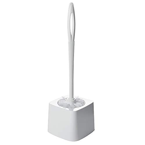 Rubbermaid Commercial Products Toilet Bowl Brush with Plastic Handle, 14.5-Inches, White, for Bathroom/Restroom, Pack of 24
