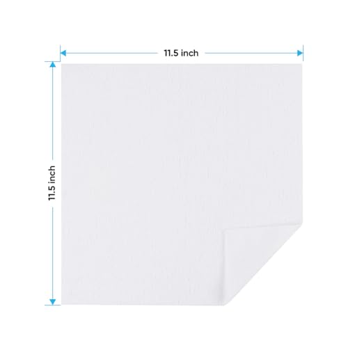 HOMEXCEL White Microfiber Cleaning Cloths 100 Pack, Reusable Cleaning Rags Shop Towels - Bulk Multipurpose Microfiber Towels, Lint Free Cleaning Towels for Car, House & Kitchen, 11.5 x 11.5 inch