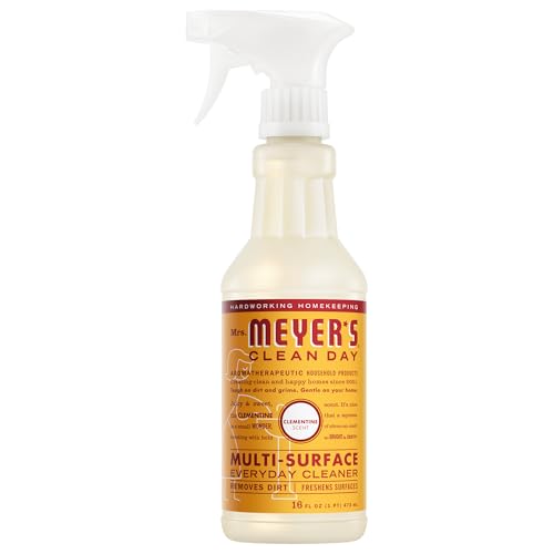 Mrs. MEYER'S CLEAN DAY Multi-Surface Everyday Cleaner, Clementine Scent, 16 Fl Oz Bottle