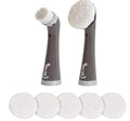 Rubbermaid Reveal Power Scrubber Attachable Soft Bristle & Velcro Head with 6 Microfiber Pads for Cordless Electric Battery Powered Scrub Brush Ideal for Shoes/Sneakers/Car Trim/Tires/Furniture