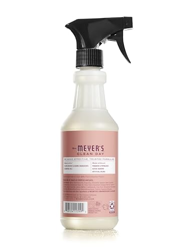 MRS. MEYER'S CLEAN DAY Multi-Surface Everyday Cleaner, Rose Scent, 16 Ounce Bottle (Pack of 6)