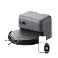 eufy C10 Robot Vacuum Self Emptying, 8 Weeks Hands Free, Advanced Smart Mapping with LiDAR Navigation, 2.85-Inch Slim Design, Powerful Suction, Edge Expansion Brush for Pet Hair, Carpet Detection