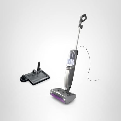 Shark Steam Pickup Lightweight 3-in-1 Steam Mop Cleaner Picks Up Debris, Deep Scrubs & Steam Sanitizes - All At Once for Home with Sealed Hard Floors like Hardwood, Tile & Laminate, SD201