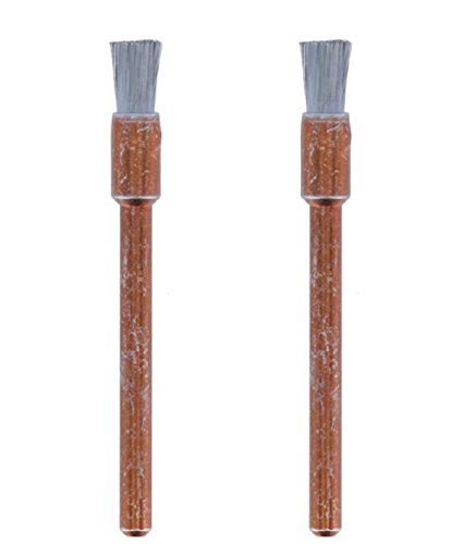 Dremel 532-02 Stainless Steel Brushes (2 Pack), 1/8" Diameter