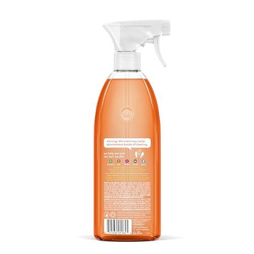 Method All-Purpose Cleaner Spray, Clementine, Perfect for Most Counters, Tiles, Stone, and More, 28 Oz Spray Bottles, (Pack of 8)