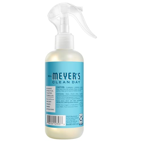 MRS. MEYER'S CLEAN DAY, Room Freshener, Dewdrop Scent, 8 Ounce Non-Aerosol Spray Bottle