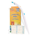 Disposable Toilet Bowl Brush Holder System, Fresh Refills for Bathroom Scrubber, 1 Toilet Brush+1 Holder+1 Cleaning Glove+12 Refills