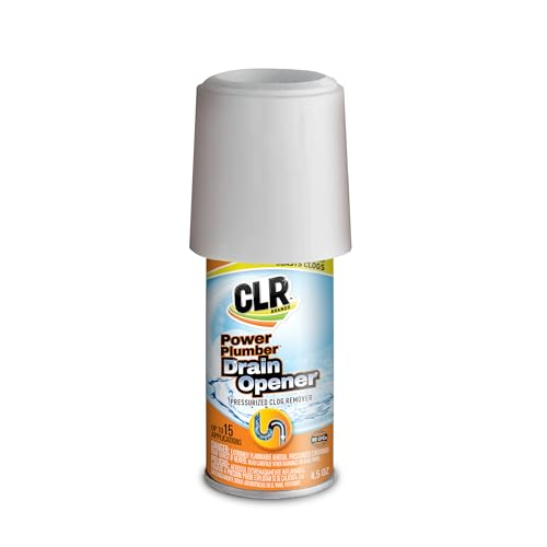 CLR Clog-Free Drain, Pressurized Drain Opener, 4.5 Ounce Aerosol Can