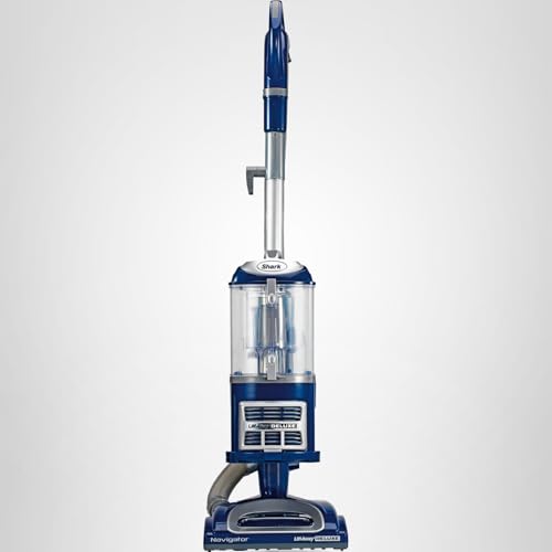 Shark NV360 Navigator Lift-Away Deluxe Upright Powerful Suction Vacuum for Hardwood Floor, Carpet, Muti-Surface Spotless Cleaning with Large Dust Cup Capacity, Swivel Steering, Blue (Renewed)