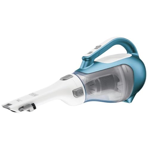 BLACK+DECKER dustbuster AdvancedClean Handheld Vacuum Cordless, Compact Home and Car Vacuum with Crevice Tool, Rotating Nozzle and Charging Station, Large Dust Bowl (CHV1410L)