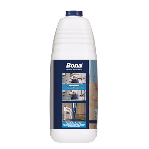 Bona Hardwood Floor Cleaner Refill - 128 fl oz - Unscented - Refill for Bona Spray Mops and Spray Bottles - Residue-Free Floor Cleaning Solution for Wood Floors