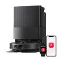 roborock Qrevo S Pro Robot Vacuum and Mop, 18,500Pa Suction, Multifunctional Dock with 167℉ Mop Self-Cleaning, Smart Obstacle Avoidance, Anti-Tangle Brush, Liftable Spinning Mop, Black