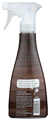 Method Wood Polish, Almond, For Wood Surfaces, Furniture and Cabinets, 14 Ounces (Pack of 1)