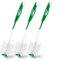 Libman Bottle Brush - 3 Pk Bottle Cleaner - Cleaning Brush with Long Handle for Cleaning Glasses, Shaker Bottles, Cups, Dishes, Mugs - Non-Slip Grip
