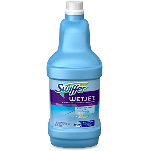 Swiffer FBA_23679CT WetJet Multi Purpose Solution 42.31.25 ozliter, Multicolor, Open Window Fresh Scent, 42.2 Fl Oz