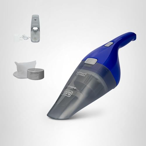 BLACK+DECKER DUSTBUSTER QuickClean Cordless Handheld Vacuum, Home and Car Vacuum with Charger (HNVC115J22)