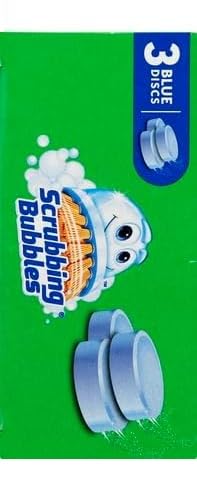 Scrubbing Bubbles Continuous Clean Drop-Ins, Blue Discs, 3 ct, 4.23 oz. - 2 Pack