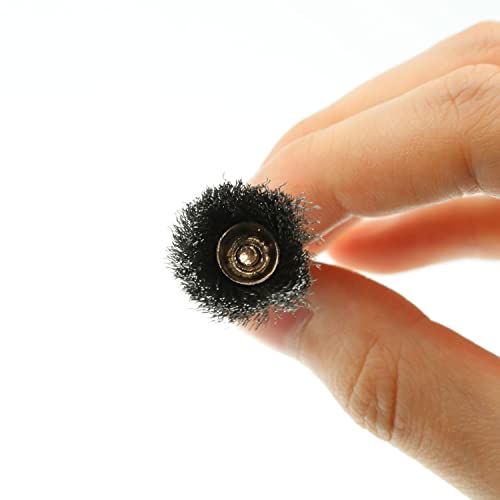 ZZHXSM 15pcs Cup Shape 15mm Stainless Steel Wire Brush Rust Removing and Polishing Brush for Dremel Rotary Tools Accessories
