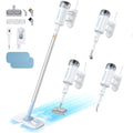 Steam Mop, 10 in 1 Detachable Handheld Steam Cleaner for Home and Floor Cleaning, 230°F Floor Steamer for Deep Cleaning with Multi-purpose Attachments Hardwood Floors, Tile, Grout, Furniture