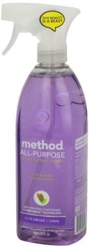 Method All-Purpose Cleaner Spray, French Lavender, Perfect for Most Counters, Tiles and More, 28 Fl Oz (Pack of 2)