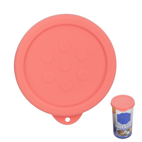 Silicone Powder Cleanser Lids Compatible with Bar Keepers Friend 12 oz & 21 oz Silicone Cover fit for Comet, Ajax Powder Cleanser to Keep Dry, 1 Packs, Red