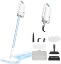 Steam Cleaner, 6 in1 Rotated Steam Mop Cleaner with 2 Modes, 23FT Power Cable, Detachable Steam Mops for Floor, Laminate Floor, Tiles Cleaning (Azure)