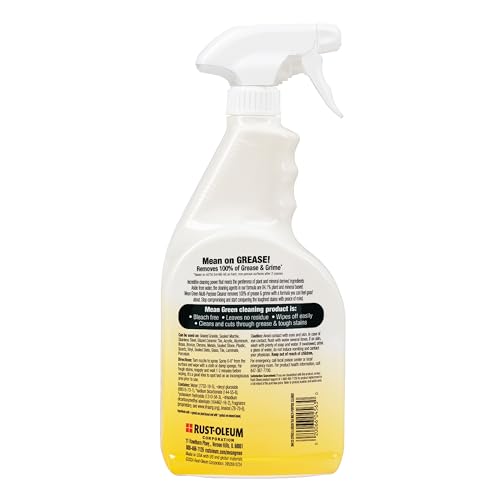 Mean Green Multi-Purpose Cleaner Spray, Citrus & Green Tea, 32 oz – Removes 100% of Grease & Grime, Kitchen, Bathroom & Household Surfaces