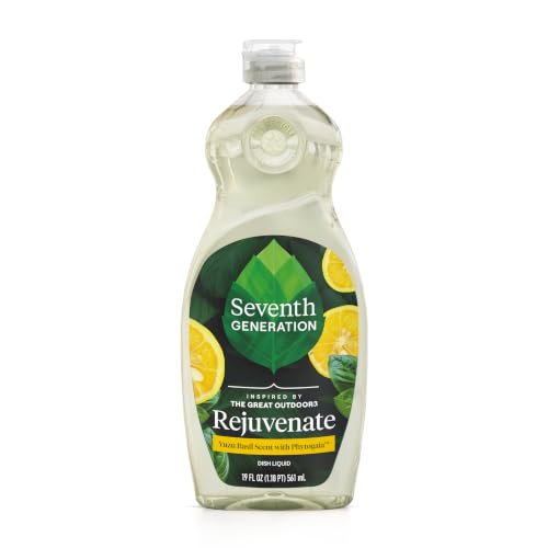 Seventh Generation Hand Dish Liquid Yuzu Basil Rejuvenating 19 fl oz