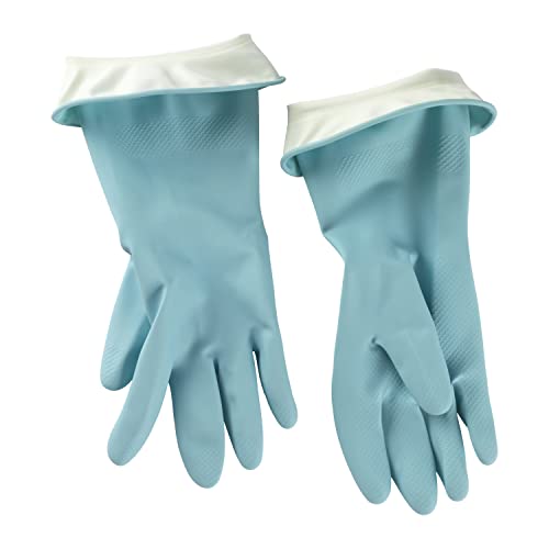 Casabella Waterblock Premium Gloves Aqua Blue, Large