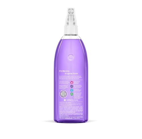 Method All-Purpose Cleaner Spray, French Lavender, Perfect for Most Counters, Tiles and More, 28 Fl Oz, (Pack of 4)