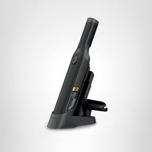 Shark WANDVAC Cordless Hand Vac, Lightweight, Versatile and Portable at 1.4 lbs., Powerful Suction for Pet Hair, Charging Dock, One-Touch Empty for Car & Home, Duster Crevice Tool, Black, WV201BK