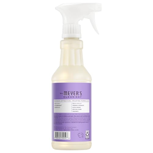 MRS. MEYER'S CLEAN DAY Multi-Surface Everyday Cleaner, Lilac Scent, 16 Ounce Bottle (Pack of 3)
