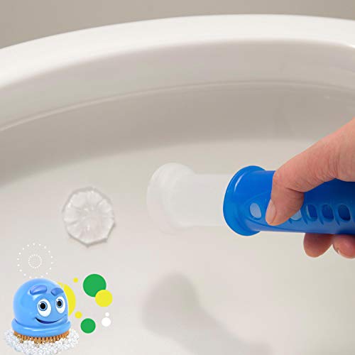 Scrubbing Bubbles Fresh Gel Toilet Bowl Cleaning Stamps, Helps Keep Toilet Clean and Helps Prevent Limescale & Rings, Lavender Scent, 1 Dispenser with 6 Fresh Gel Stamps (Pack of 2)