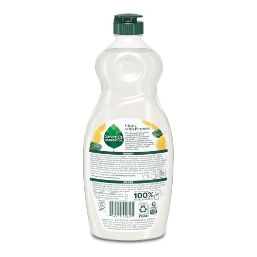Seventh Generation Hand Dish Liquid Yuzu Basil Rejuvenating 19 fl oz